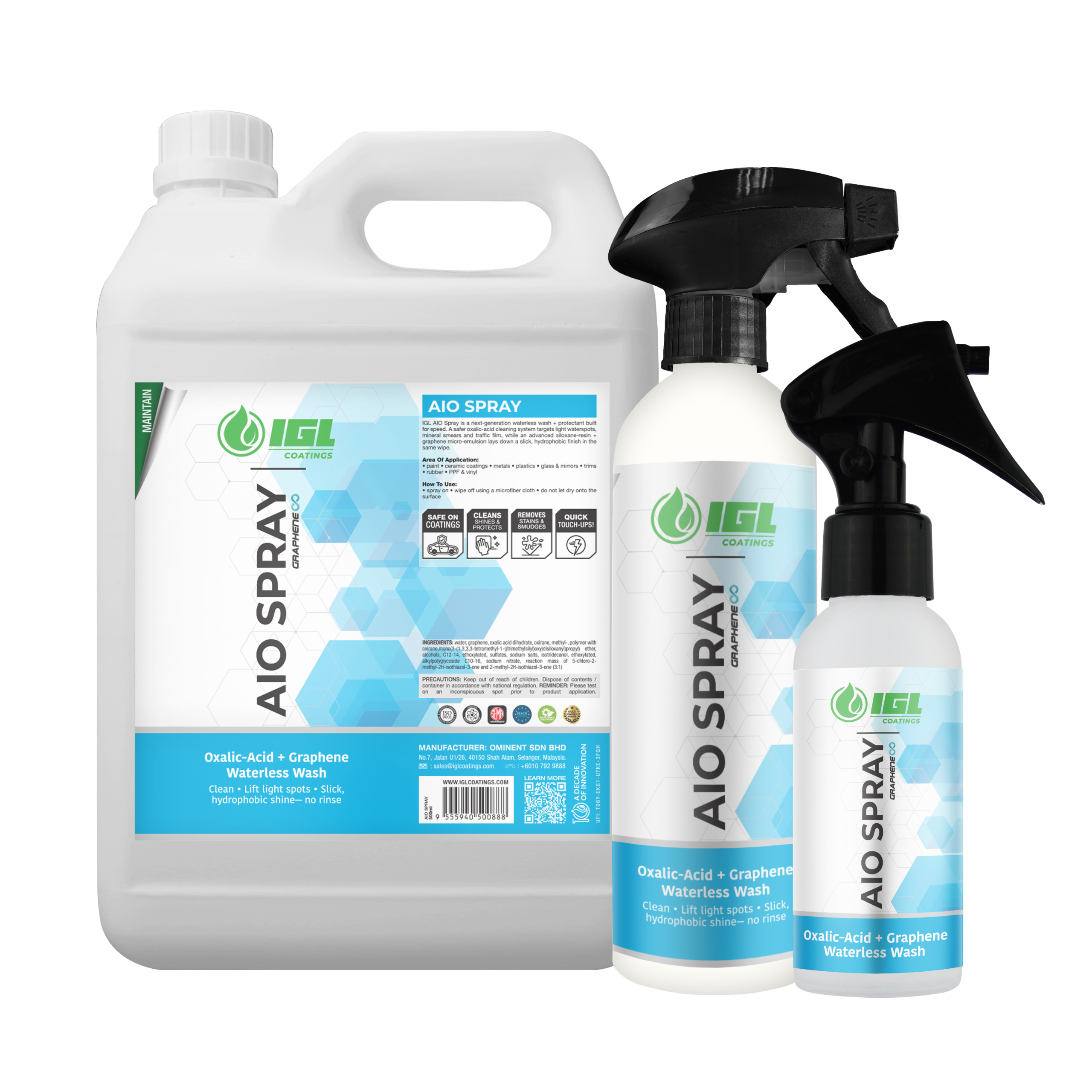 Ecoclean AIO Spray — Graphene ∞