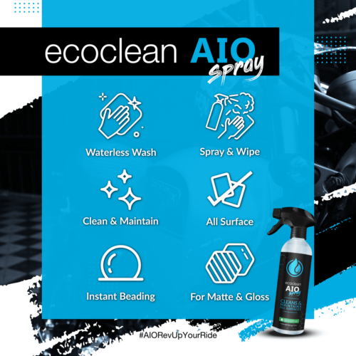 Ecoclean AIO Spray - Best Waterless Wash for Vehicles