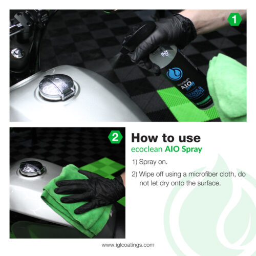 How to use ecoclean AIO Spray