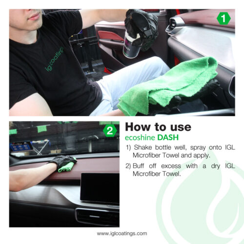 how to use ecoshine dash to protect your dashboard and give it a nice lavender scent